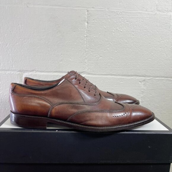 To Boot New York Adam Derrick Brown Leather Wingtip Oxford Dress Shoes Men\'s 9.5 main image 11